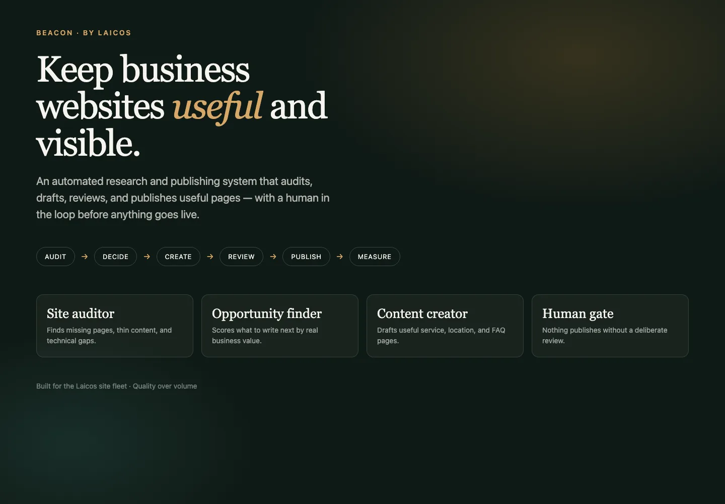 Beacon screenshot 1