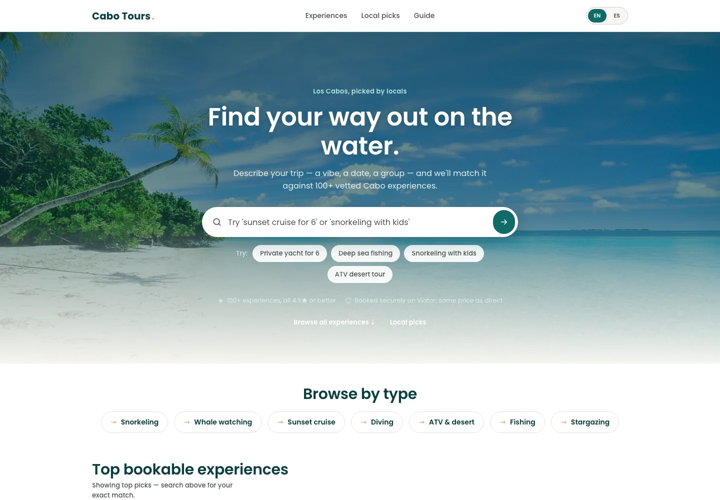 CaboTours screenshot 1