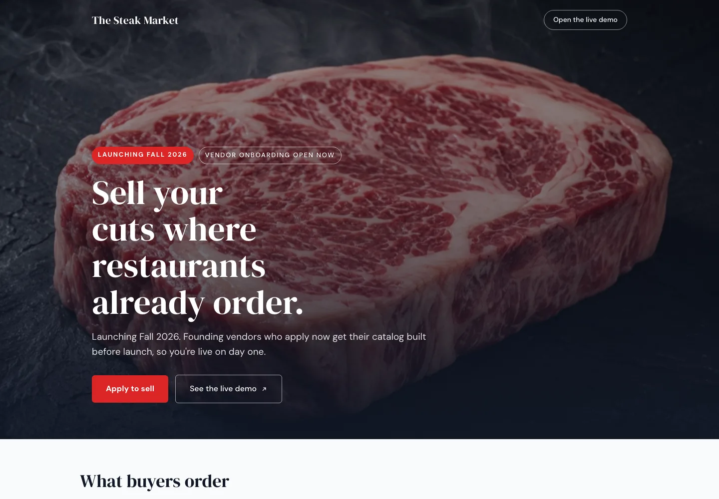 The Steak Market screenshot 1